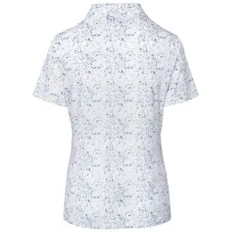 Ladies Flexxion Golf Shirt White Back